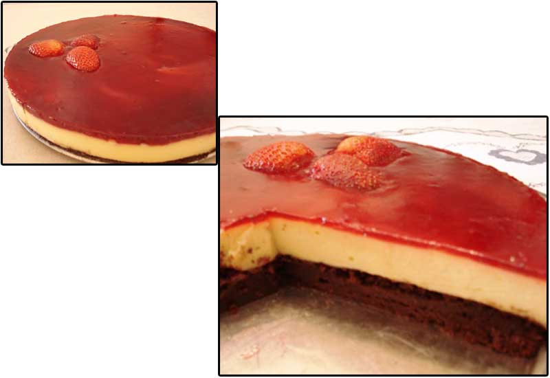 Brownie Cheesecake de Morango 0 (0)