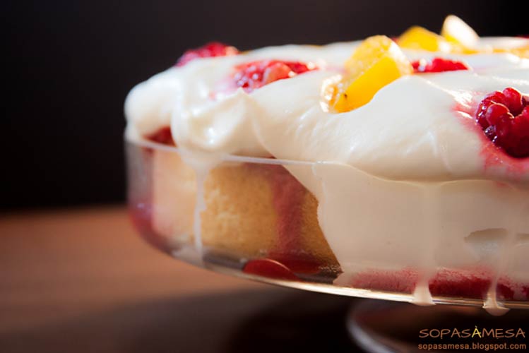 Bolo scone com pêssegos e framboesas 0 (0)