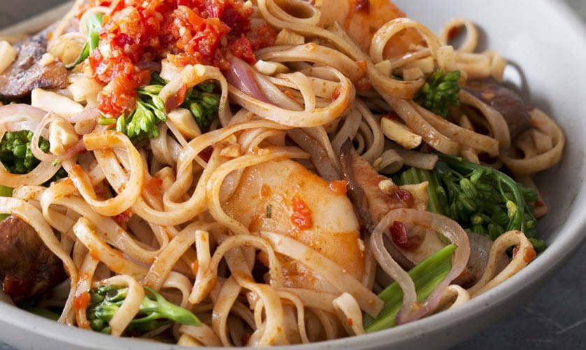 Massa com camarão e cogumelos 0 (0)