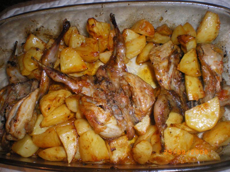 Codernizes assadas com batatinhas 0 (0)