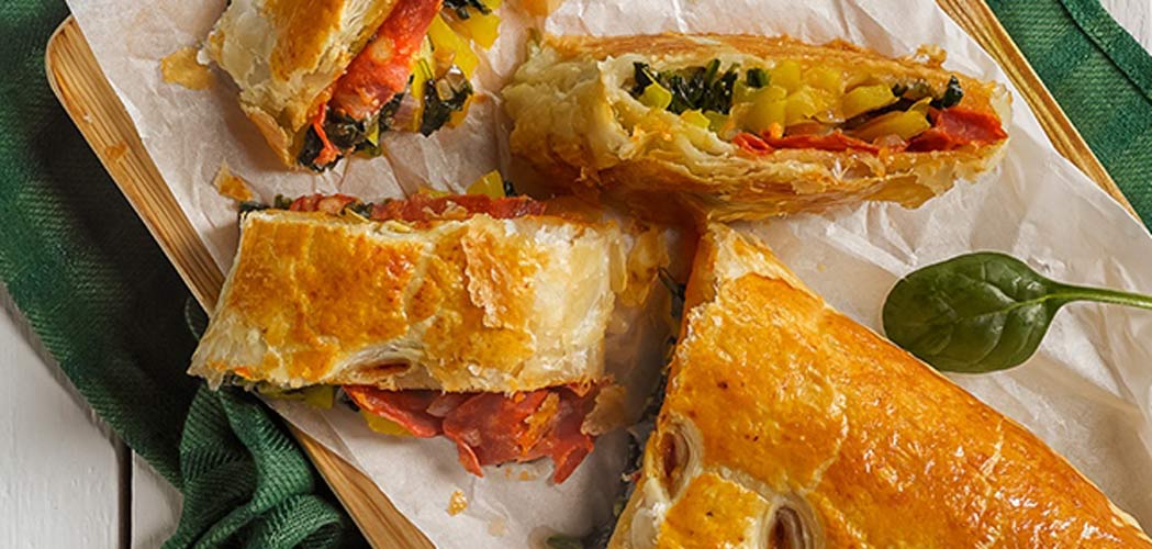 Stromboli de pimentos, espinafres e chourição 5 (1)