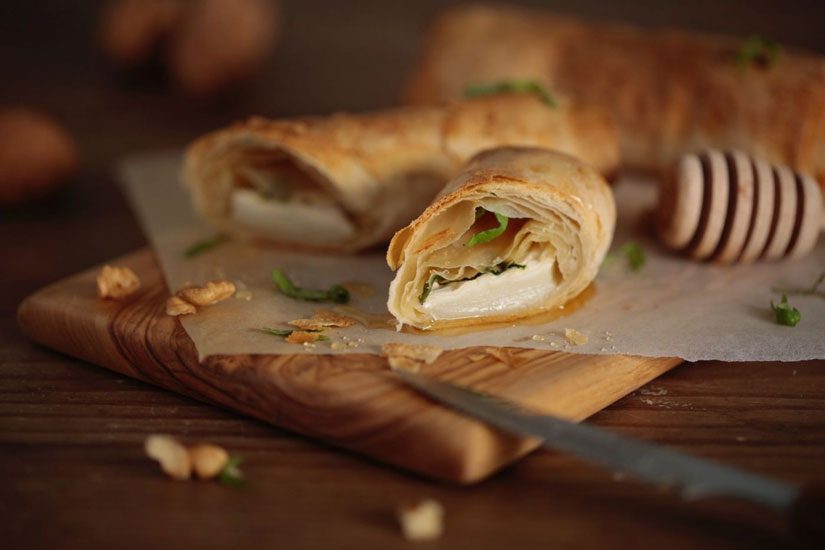 Folhado de queijo de cabra com mel 0 (0)