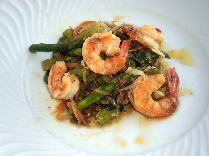 Gambas salteadas com legumes 0 (0)