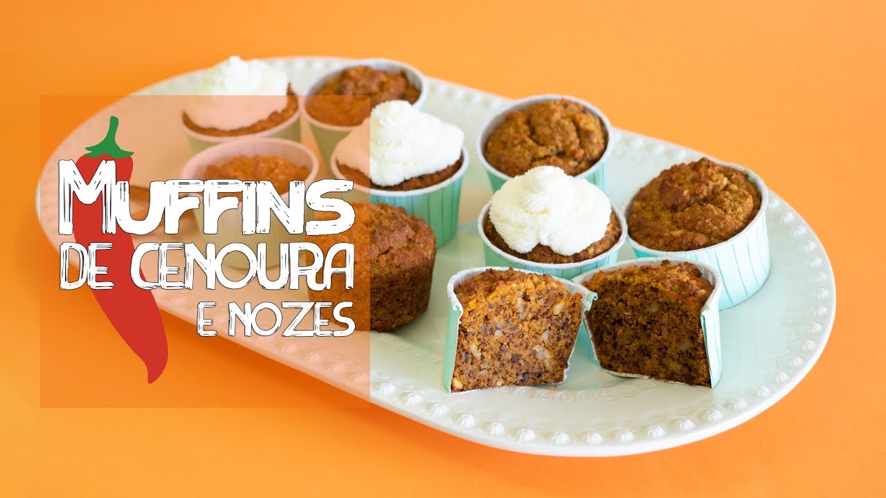 Muffins de Cenoura e Nozes – Vídeo 0 (0)