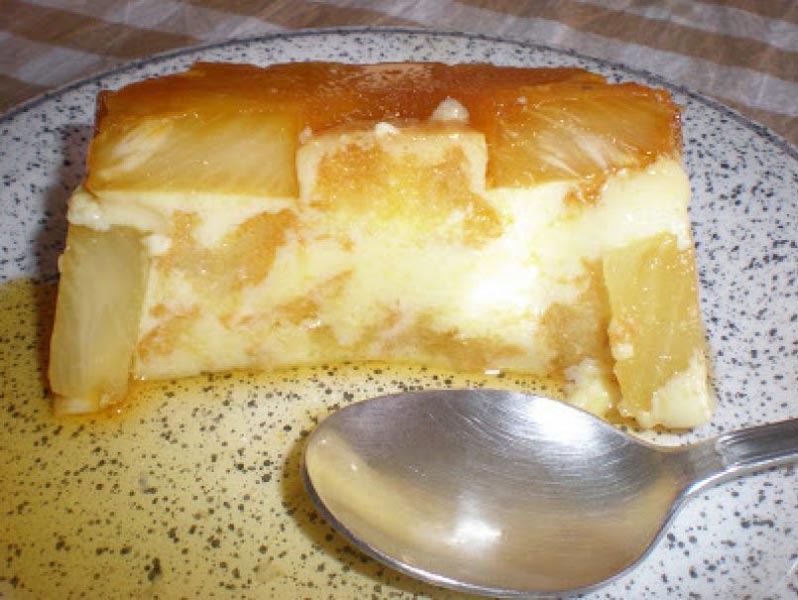 Receita de pudim delicia de ananás – Não precisa de forno 4.6 (13)