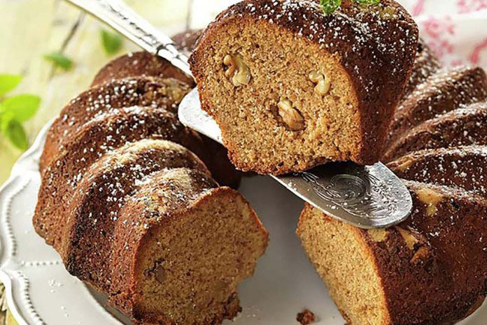 Bolo de canela com nozes 4.8 (5)