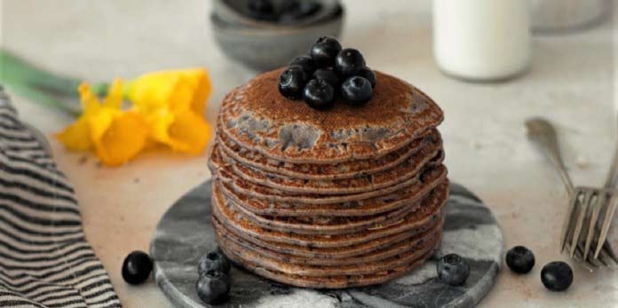 Panquecas de mirtilos e iogurte – Excelente ideia para o pequeno almoço! 5 (1)