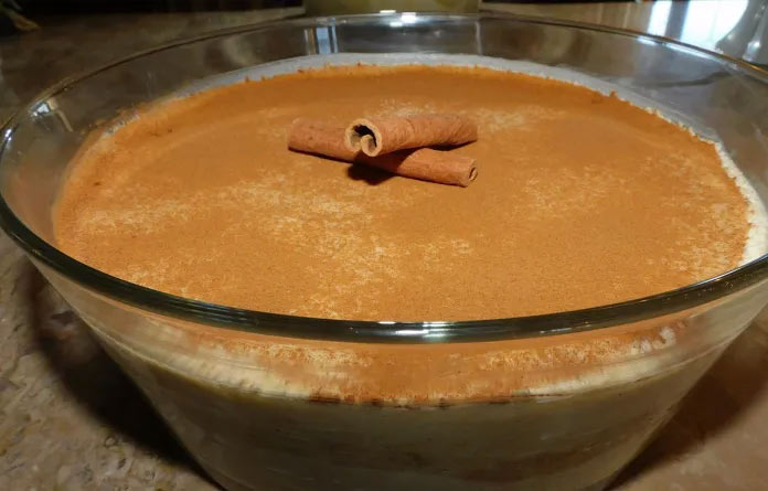 Receita da cremosa Mousse de Canela 0 (0)