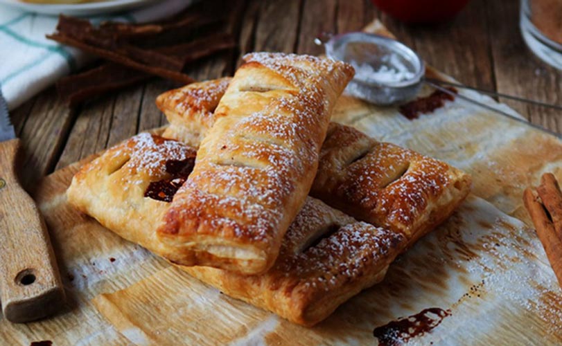 Folhadinhos rápidos de maçã – Preparam-se em apenas 5 minutos 4.3 (70)