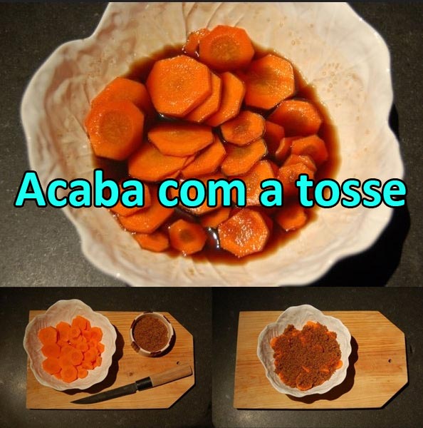 Xarope de Cenoura para a TOSSE