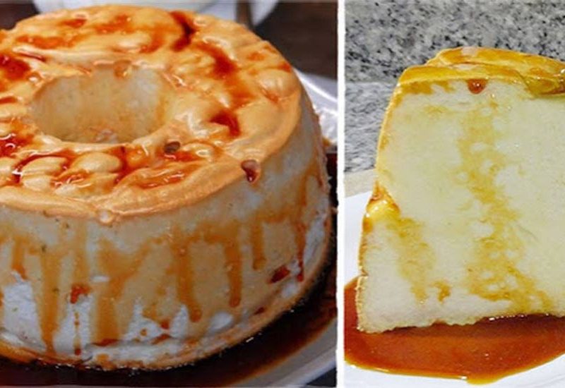 Pudim de claras com leite condensado e limão – Um sabor divinal que se desfaz-se na boca 4.3 (135)