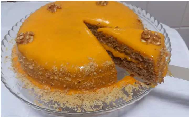 Bolo de noz com doce de ovos – Uma mistura de sabor perfeita 4.3 (88)