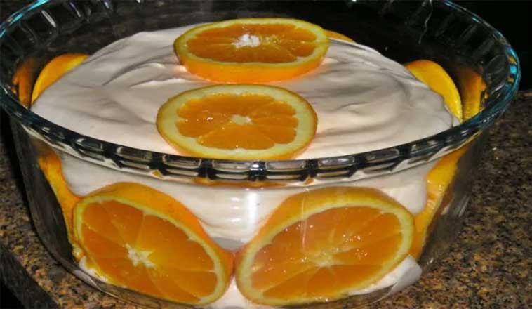 Mousse de laranja (a mais saborosa e mais rápida de preparar)